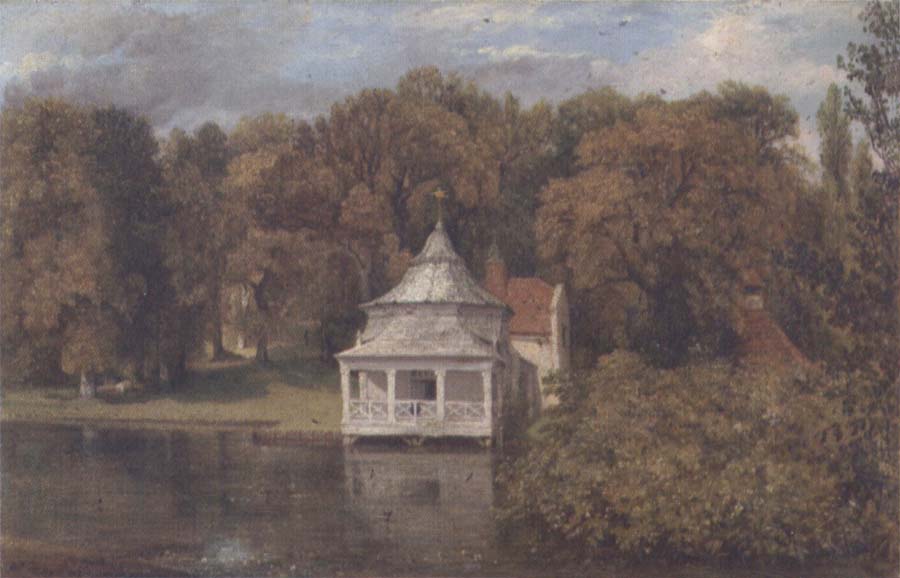 John Constable The Quarters'behind Alresford Hall